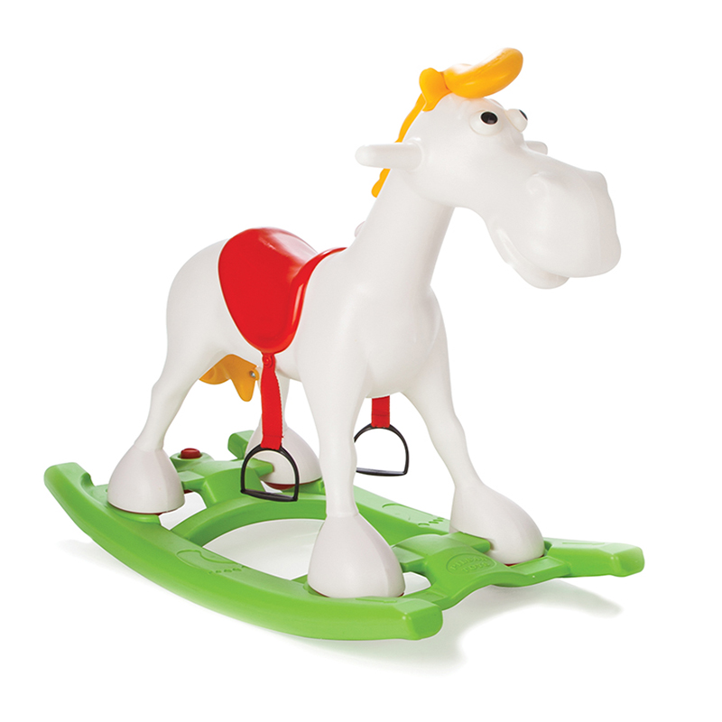 Balansoar Lucky Horse cu roti si melodii