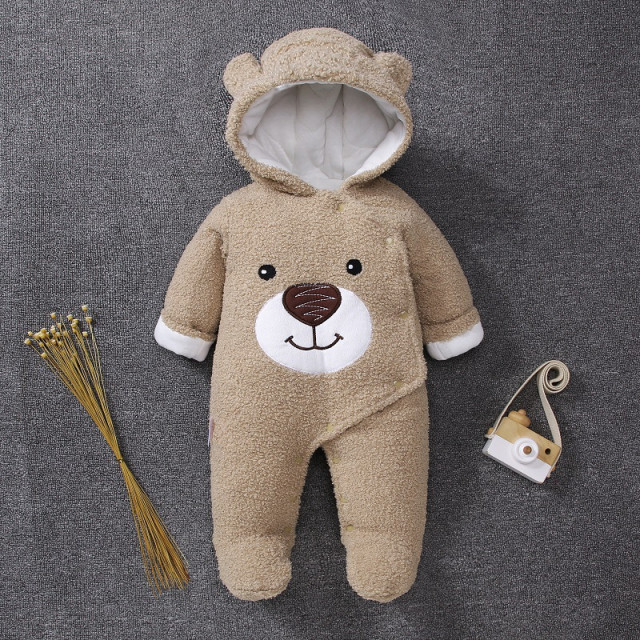 Combinezon plusat crem - Teddy