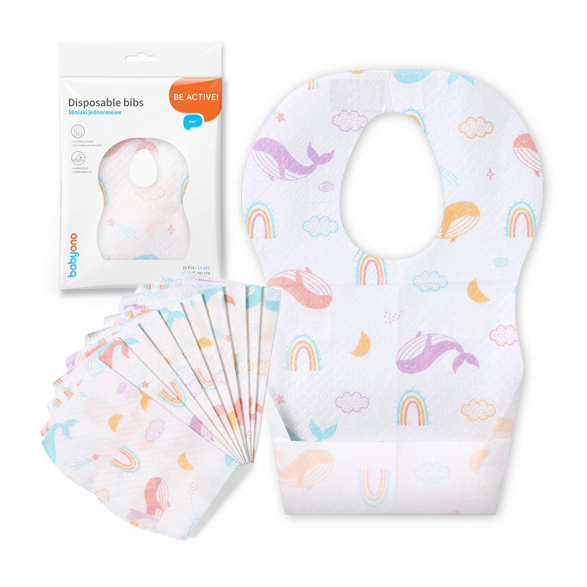 Barbite de unica folosinta 10 buc/set Babyono 878