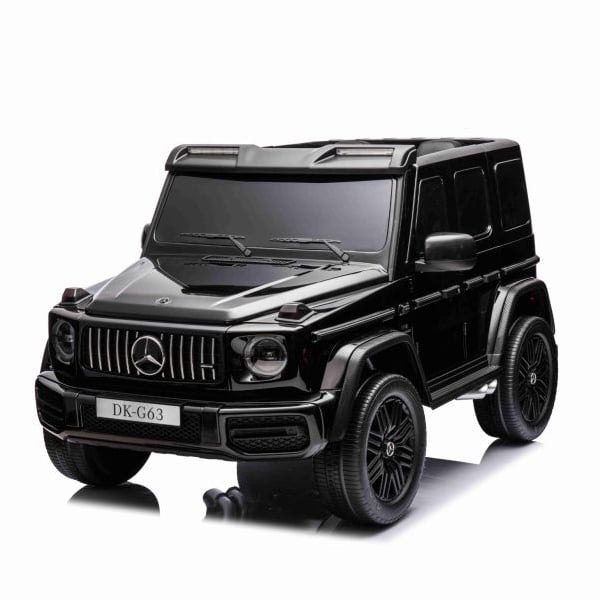 Masinuta electrica pentru 2 copii Mercedes G63, 4x4, 800W, 24V-14Ah, cu Mp3, neagra