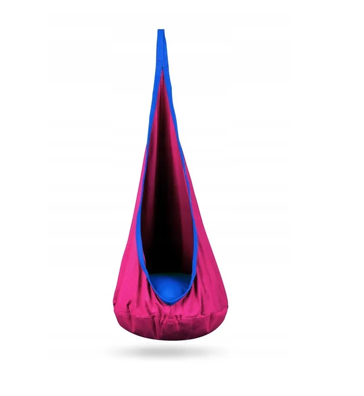 Hamac tip Cocoon pentru copii 140 x 55 cm Neo-Sportcapacitate maxima 80 kgperna cu umplutura moale inclusa Cocoon Pink